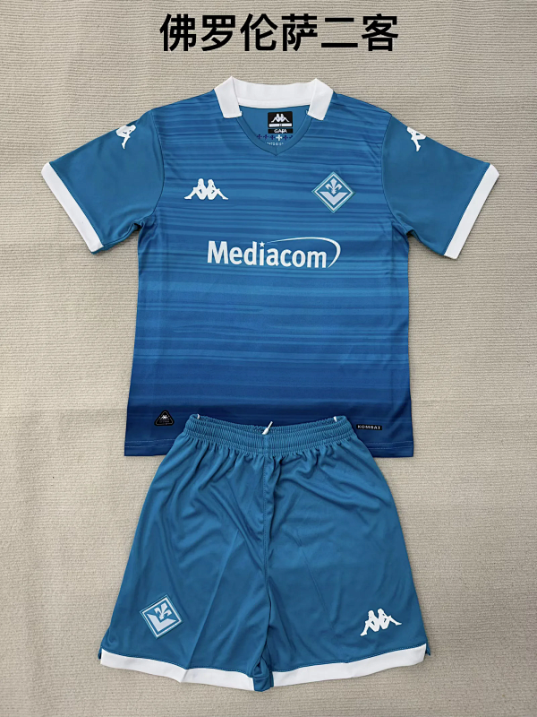 Niño_kids kit 25-26 Fiorentina third soccer jersey size 16-28